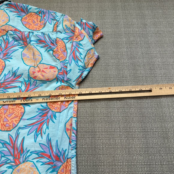 Tipsy Elves Mens XL Hawaiian Shirt‎ Pineapple Aloha Novelty Button - Picture 7 of 9